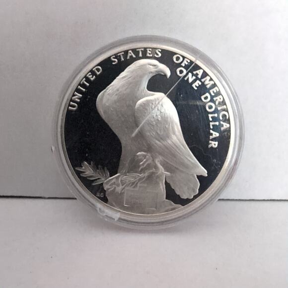 United States 1984 Olympics Los Angeles Robert Graham Silver Dollar Proof Coin S - Picture 4 of 8